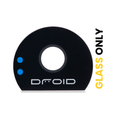 Back Camera Lens (Glass Only) With Adhesive Compatible For Motorola Moto Z Force Droid (XT1650-02 / 2016)