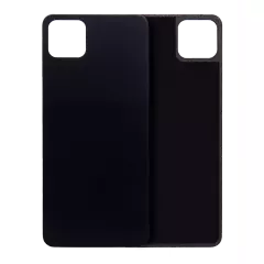 Verre de couverture arrière compatible pour Google Pixel 4 XL (Just Black)