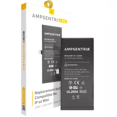 Replacement Battery Compatible For iPhone 12 Mini (AmpSentrix Pro)