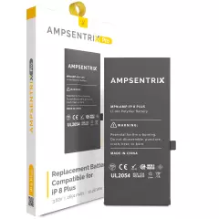 Replacement Battery Compatible For iPhone 8 Plus (AmpSentrix Pro)