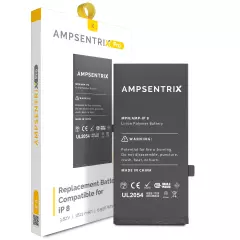 Replacement Battery Compatible For iPhone 8 (AmpSentrix Pro)
