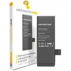 Replacement Battery Compatible For iPhone SE (2016) (AmpSentrix Pro)
