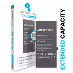 Replacement Battery Compatible For iPhone 8 Plus (AmpSentrix Basic Extended)