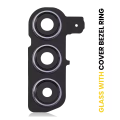 Back Camera Lens With Cover Bezel Ring Compatible For Samsung Galaxy S24 5G (Cobalt Violet)