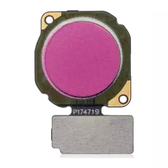 Lecteur d'empreintes digitales avec câble flexible compatible pour Huawei Y7 (2019) (Aurora Purple)