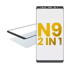 2 in 1 Front Glass With OCA Pre-Installed Compatible For Samsung Galaxy Note 9