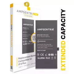 Replacement Battery Compatible For iPhone 8 Plus (AmpSentrix Pro Extended)