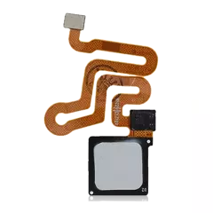 Lecteur d'empreintes digitales avec câble flexible compatible pour Huawei P9 Lite (Blanc)