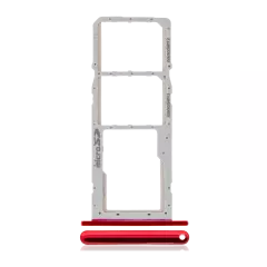 Dual Sim Card Tray Compatible For LG K42 (2020) / K52 (2020) (Red)