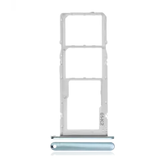 Dual Sim Card Tray Compatible For LG K42 (2020) / K52 (2020) (Silver)