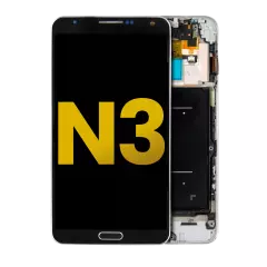 OLED Assembly With Frame Compatible For Samsung Galaxy Note 3 (Refurbished) (Verizon / Sprint) (Black)