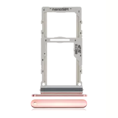 Support pour carte SIM compatible pour LG Velvet (Or)