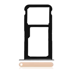 Plateau de carte SIM compatible pour Huawei P9 Lite (Or)