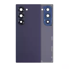 Back Cover Glass With Camera Lens Compatible For Samsung Galaxy Z Fold 6 5G (Aftermarket Plus) (Navy)