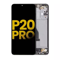 OLED Assembly With Frame Compatible For Huawei P20 Pro (Refurbished) (Black)
