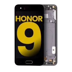 LCD Assembly With Frame Compatible For Huawei Honor 9 (Refurbished) (Midnight Black)