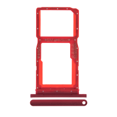 Plateau de carte SIM compatible pour Huawei Y9S (Rouge)