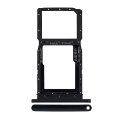 Chariot de carte SIM compatible pour Huawei Y9S (Noir Minuit)