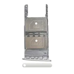 Plateau de carte SIM compatible pour Motorola Moto G5 Plus (XT1687 / 2017) (Argent)