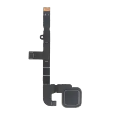 Home Button With Flex Cable Compatible For Motorola Moto Z Play Droid (XT1635 / 2016) (Black)