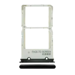 Dual Sim Card Tray Compatible For Xiaomi Mi 9T / 9T Pro / K20 / K20 Pro (Carbon black)