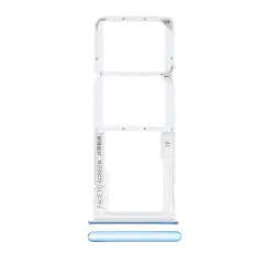 Plateau double carte SIM compatible pour Xiaomi Redmi Note 10 / Note 10S (Bleu Océan)
