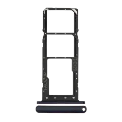 Dual Sim Card Tray Compatible For Motorola Moto E6S (XT2053 / 2020) (Peacock Blue)