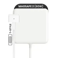60W MagSafe 2 Power Adapter With Cable (T-Style) For MacBook (OEM Grade A/B) (Bulk Packaging)