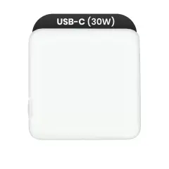 30W USB-C Power Wall Adapter For iPhone / iPad / Watch / iPad / MacBook (OEM Grade A) (Bulk Packaging)