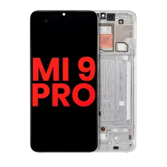OLED Assembly With Frame Compatible For Xiaomi Mi 9 Pro (Aftermarket Plus) (Dream White)