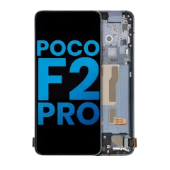 Assemblage LCD avec cadre compatible pour Xiaomi Poco F2 Pro (Aftermarket: Incell) (Gris Cyber)