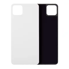 Verre de protection arrière compatible pour Google Pixel 4 (Blanc Très Clair)