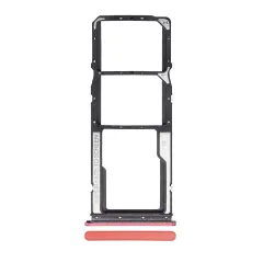Dual Sim Card Tray Compatible For Xiaomi Redmi 8A (Sunset Red)