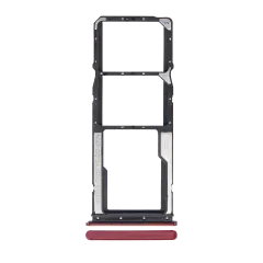 Dual Sim Card Tray Compatible For Xiaomi Redmi 8 (Ruby Red)