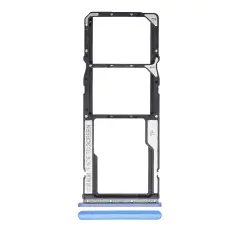 Dual Sim Card Tray Compatible For Xiaomi Redmi 9T / Note 9 4G / Poco M3 (Blue)