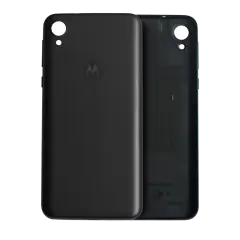 Back cover Glass Compatible For Motorola Moto E6 (XT2005 / 2019) (Genuine OEM) (Starry Black)