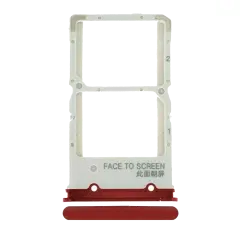Dual Sim Card Tray Compatible For Xiaomi Mi 9T / 9T Pro / K20 / K20 Pro (Flame Red)