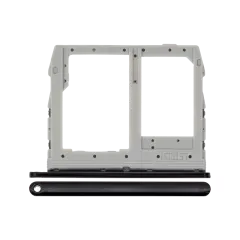 Sim Card + SD Card Tray Compatible For LG Q60 / K50 ( 2019 / X520 ) / K40S (2019 / X430)  (Gray)