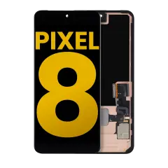 OLED Assembly With Frame (With Finger Print Sensor) Compatible For Google Pixel 8 (Refurbished) (All Colors)
