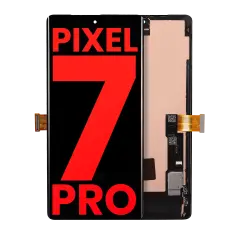 OLED Assembly With Frame (Without Finger Print Sensor) Compatible For Google Pixel 7 Pro (Aftermarket Plus) (All Colors)