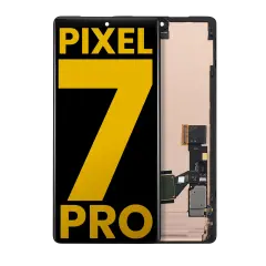 OLED Assembly With Frame (With Finger Print Sensor) Compatible For Google Pixel 7 Pro (Refurbished) (All Colors)