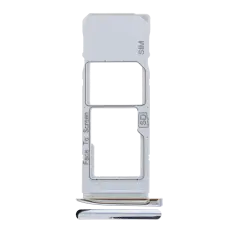 Plateau de carte SIM unique compatible pour Motorola Moto G7 (XT1962 / 2019) / G7 Plus (XT1965-2 / 2019) (Argent)
