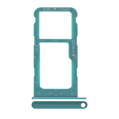 Support pour carte SIM compatible avec Huawei Honor 9N (Bleu œuf de merle)