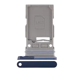 Plateau de carte SIM unique compatible pour Samsung Galaxy S21 FE 5G (Bleu)