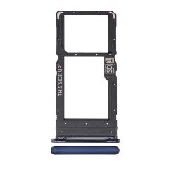 Single Sim Card Tray Compatible For Motorola One 5G (XT2113 / 2020) (Oxford Blue)