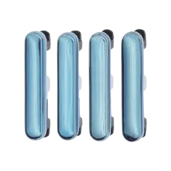 Hard Buttons (Power / Volume) Compatible For LG Stylo 6 / K71 (Silver) (4 Piece Set)