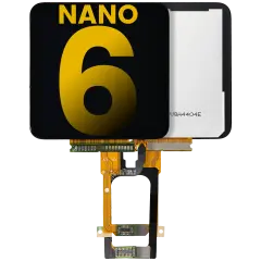 LCD Assembly Compatible For iPod Nano 6 (Black) (Premium)