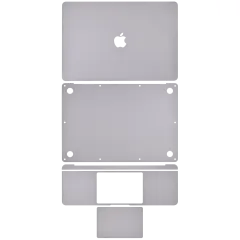 4in1 (Top, Bottom, Keyboard, Palmrest) Skin Compatible For  MacBook Air 13" Retina (A1932 / Late 2018 / Early 2019) (A2179 / Early 2020) (Space Gray)