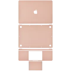 4in1 (Top, Bottom, Keyboard, Palmrest) Skin Compatible For  MacBook Air 13" Retina (A1932 / Late 2018 / Early 2019) (A2179 / Early 2020) (Rose Gold)