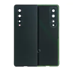 Back Cover Glass With Camera Lens Compatible For Samsung Galaxy Z Fold 3 5G (Premium) (Phantom Green)